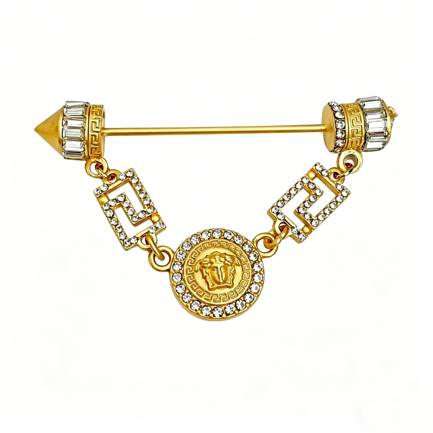 Xunora Gold Geometric Brooch for Women