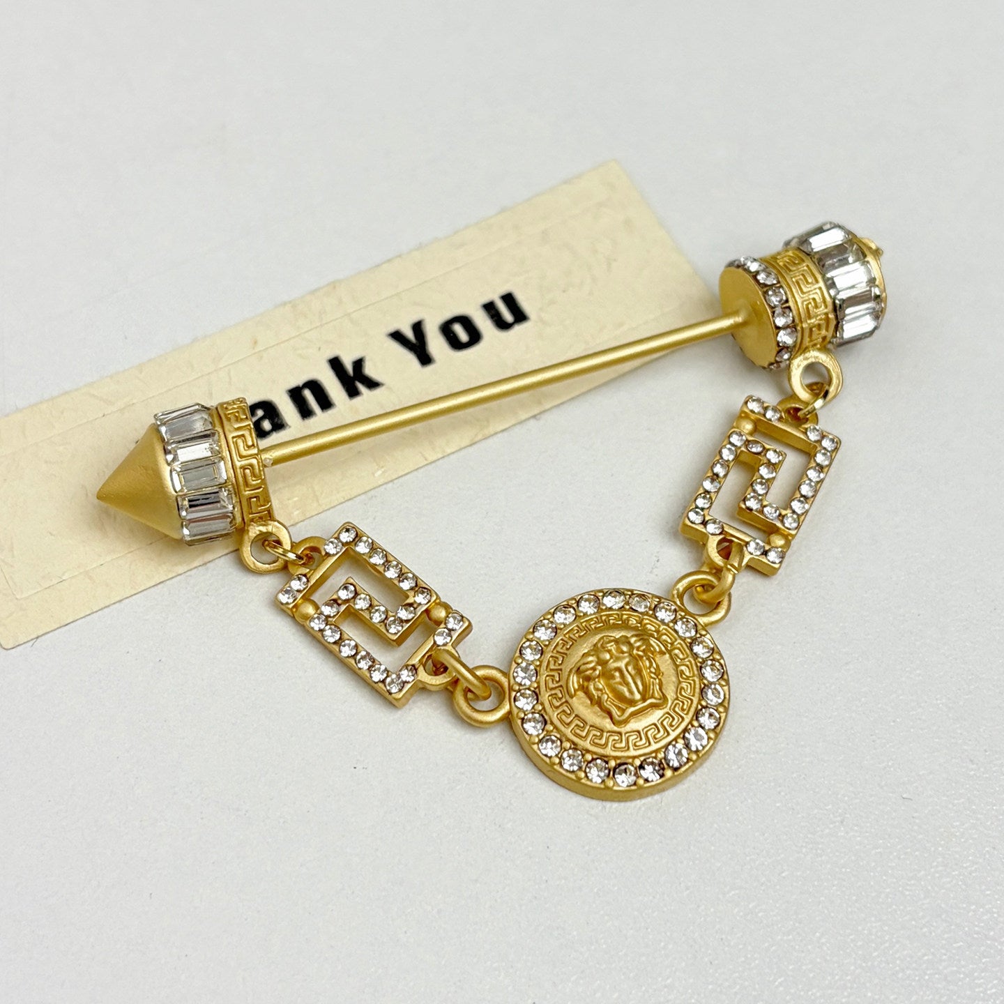 Xunora Gold Geometric Brooch for Women