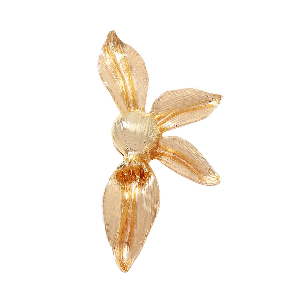 Xunora Women's Gold Flower Pearl Brooch